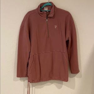 PINK Premium College Quarter-Zip Sweatshirt